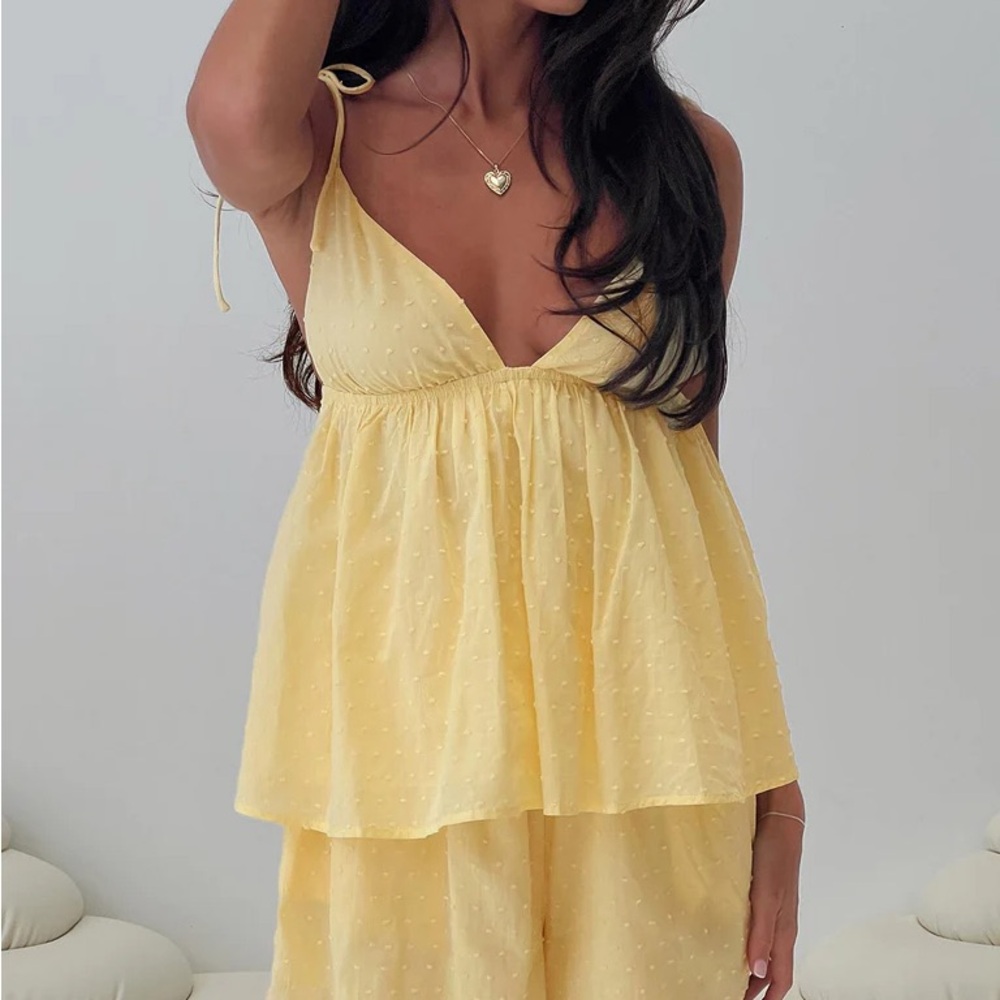 Princess Polly Yes To Heaven Set Lemon